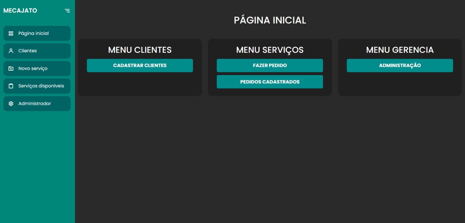 SGO - Sistema de gestão de Oficinas